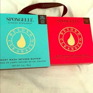 2 brand new spongelle infused body buffers